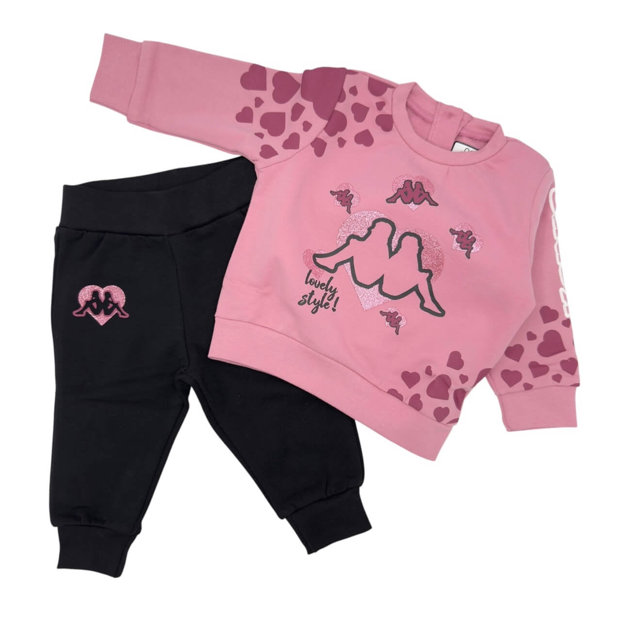 Tuta Felpata Kappa Neonata