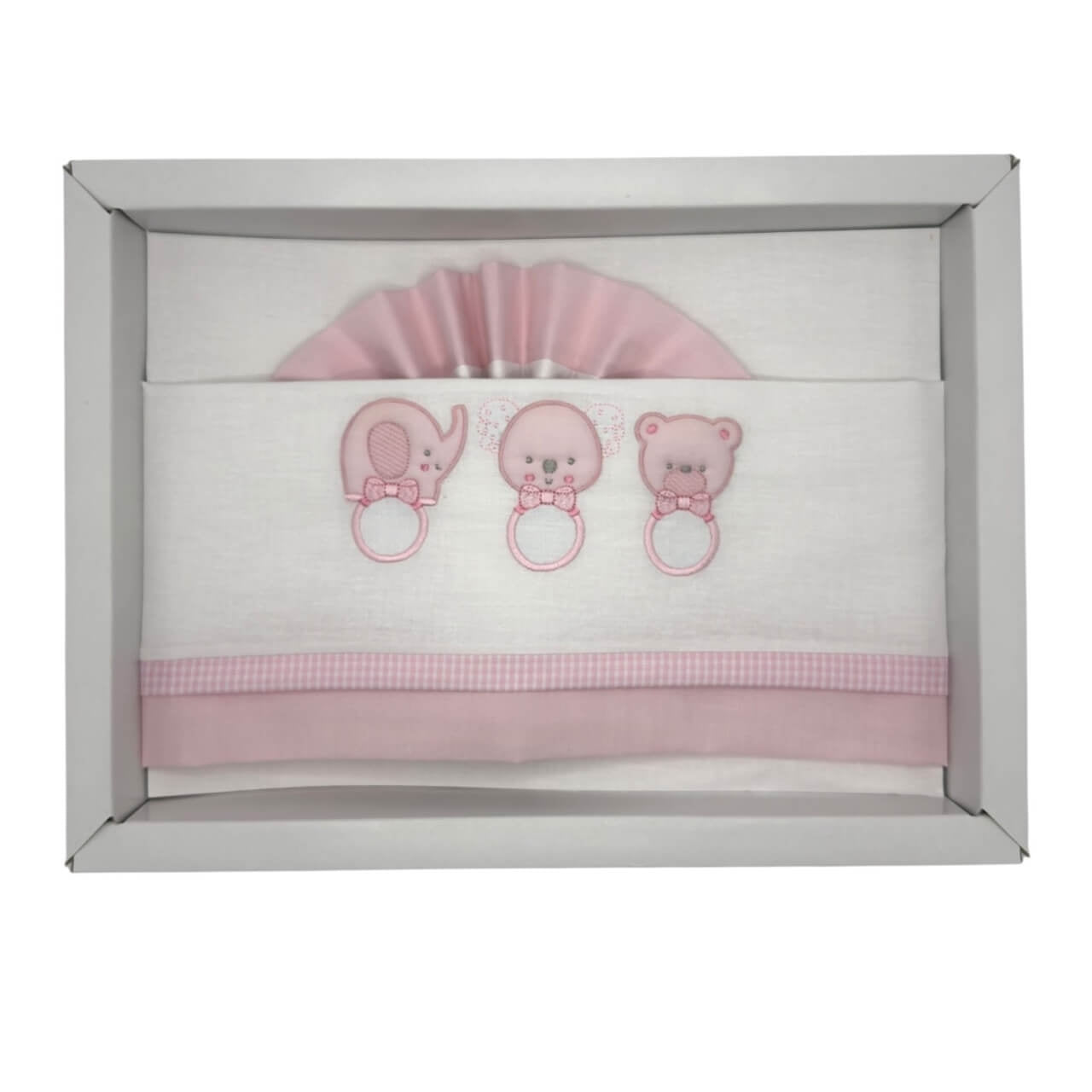 Completo Culla/Lettino Pastello 100% Cotone