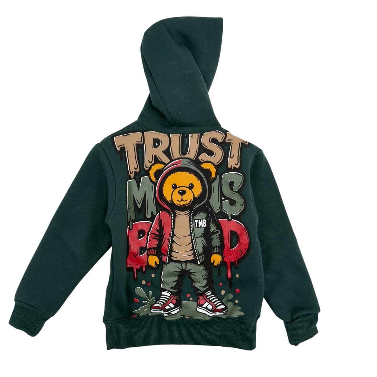 Felpa invernale Felpata Bimbo Retro stampato