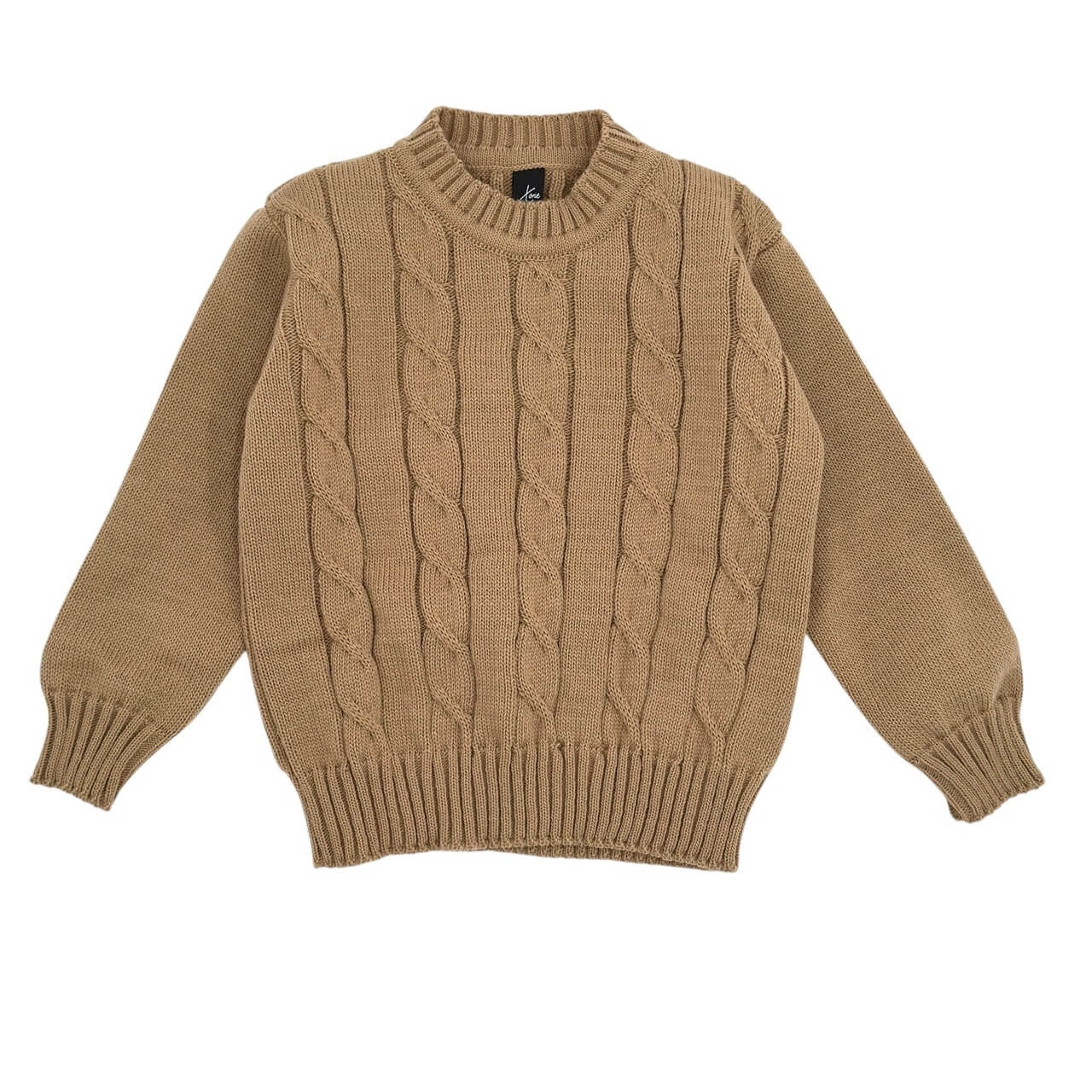 Maglione Treccie Girocollo Bimbo