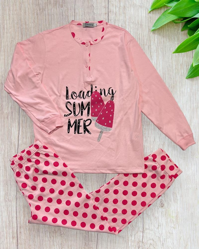 Pigiama Bimba in Cotone - Mstore016