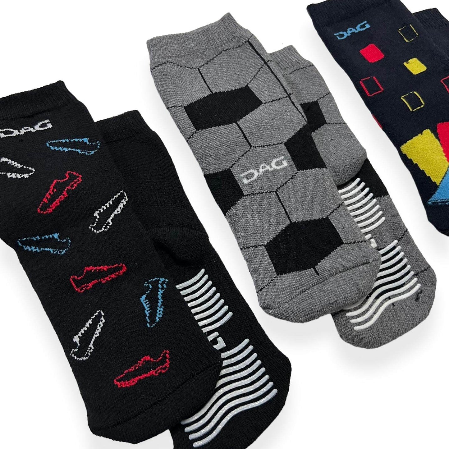 3 warme, rutschfeste Baumwollsocken