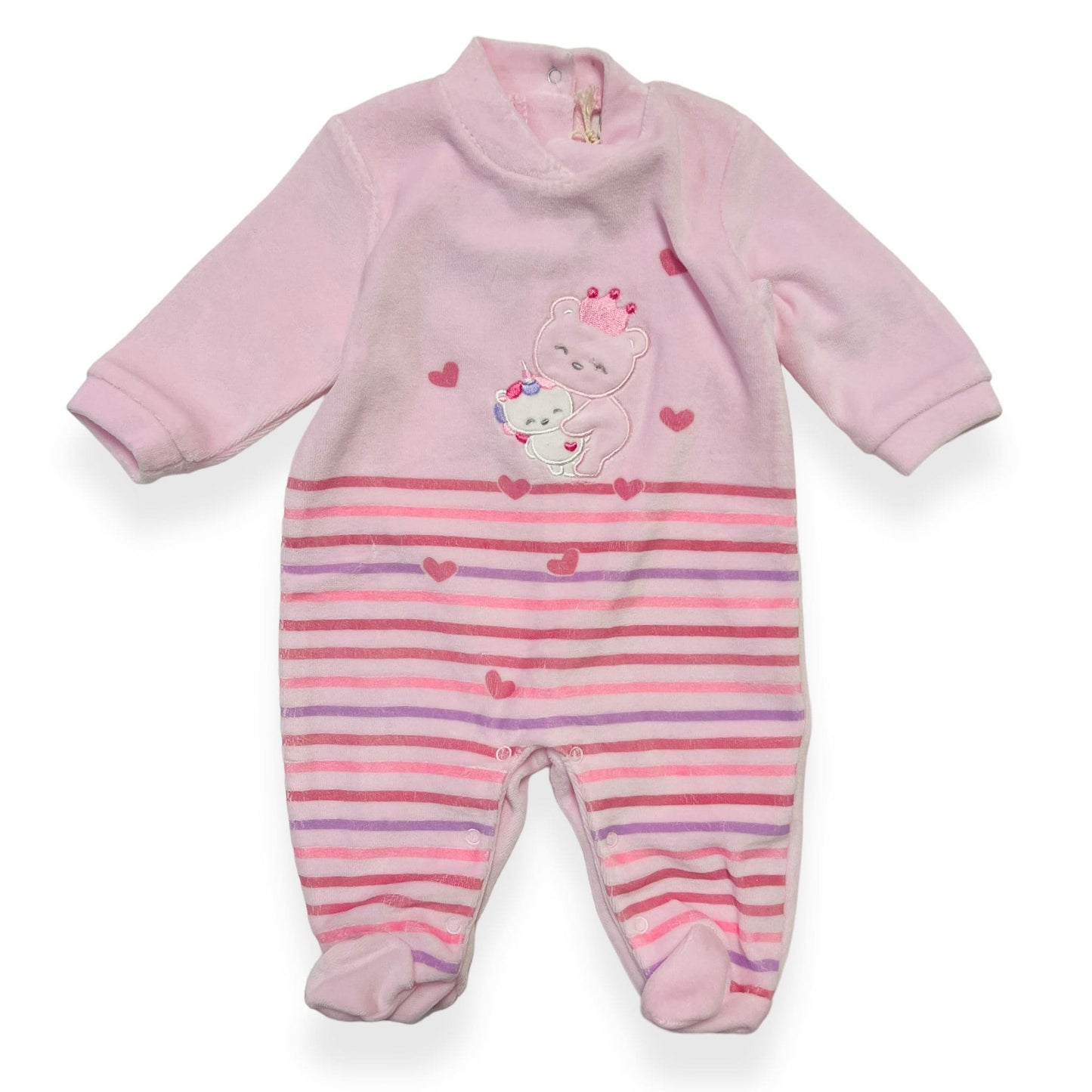 Pastellfarbener Chenille-Einteiler