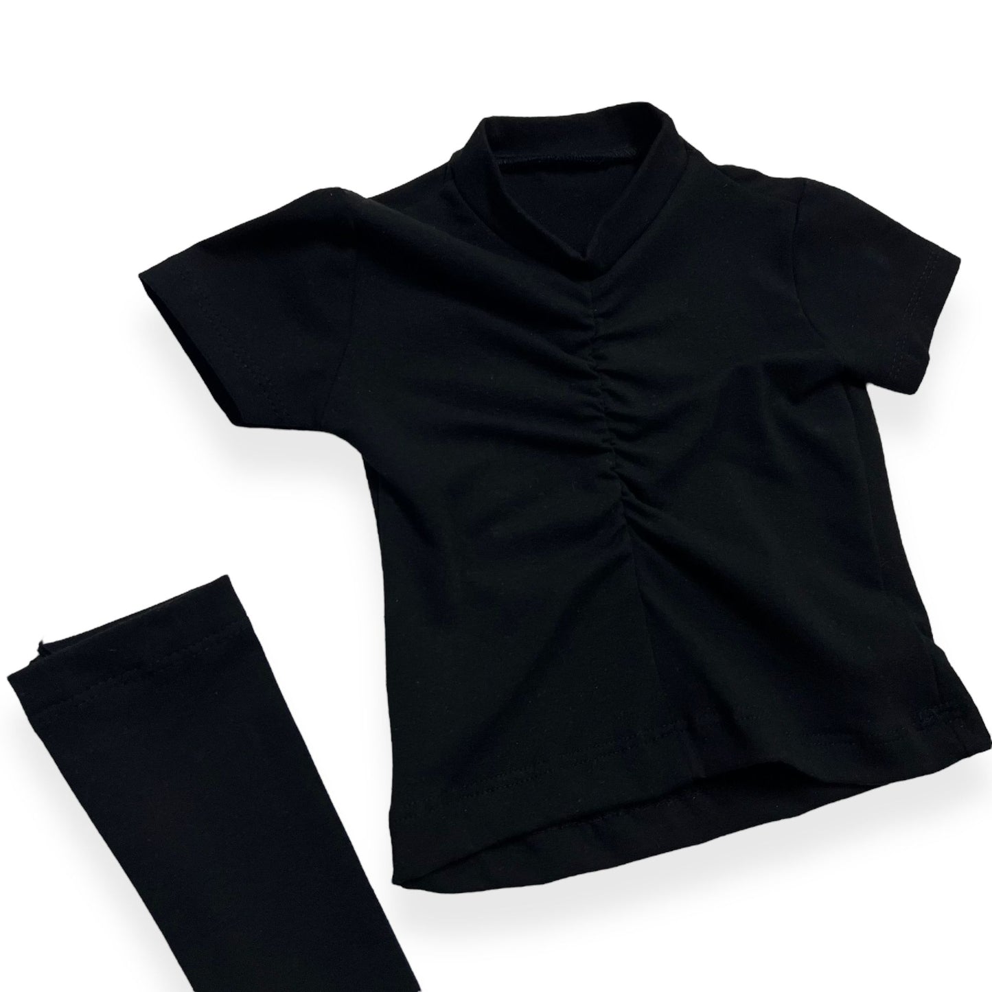 Warmes Baumwoll-T-Shirt mit Ärmeln