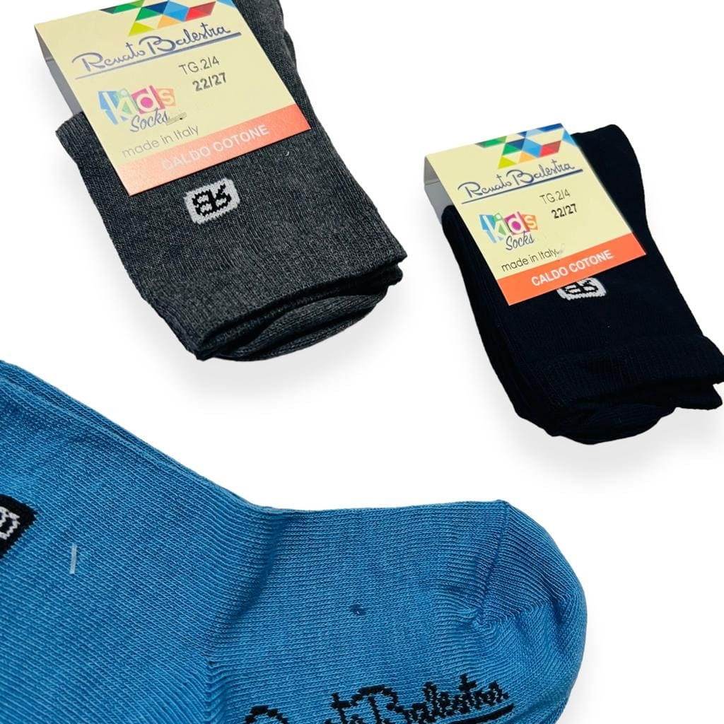 3 warme Babysocken aus Baumwolle