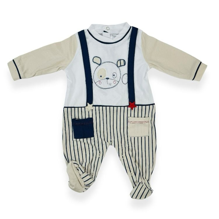 Bidibimbo-Strampler aus Baumwolle