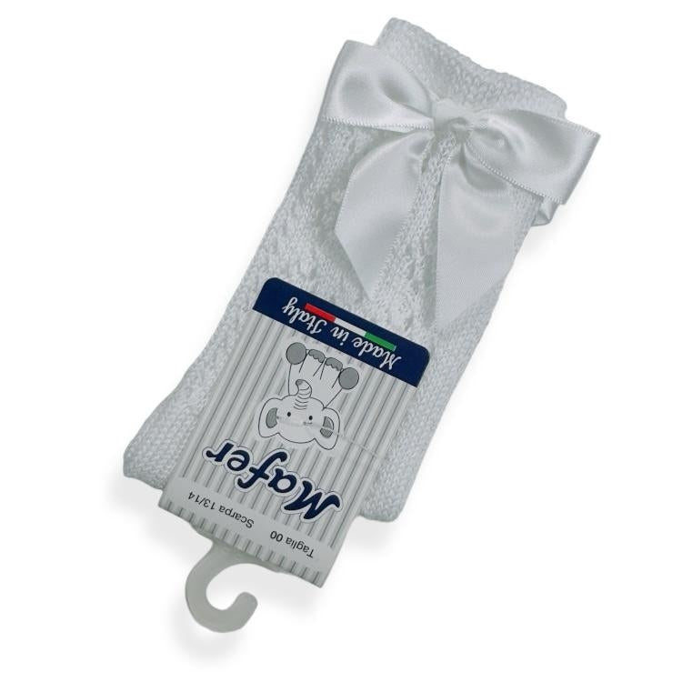 Baumwollsocke mit Schleife