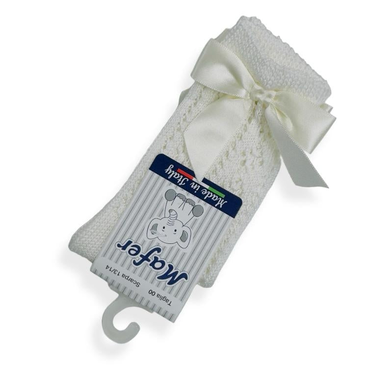 Baumwollsocke mit Schleife