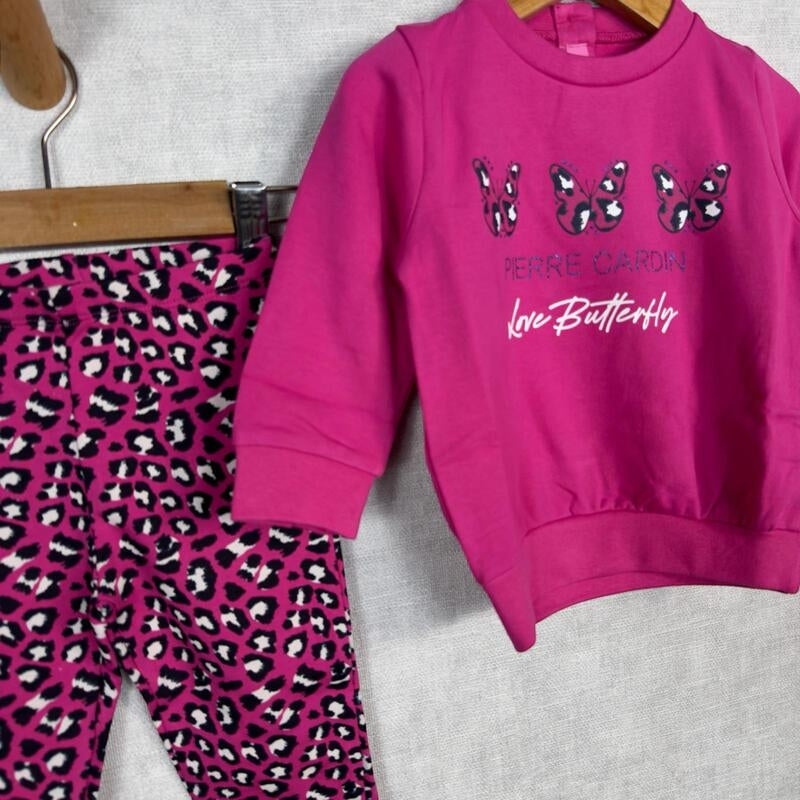 Pierre Cardin Baumwoll-Trainingsanzug für Baby-Mädchen