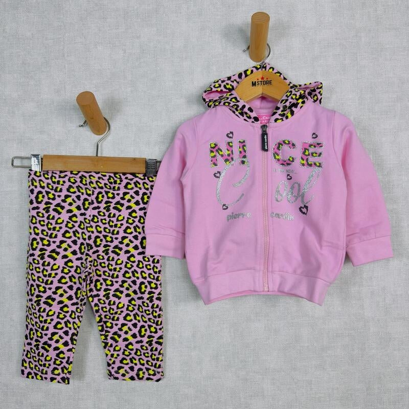 Pierre Cardin Baumwoll-Trainingsanzug für Baby-Mädchen