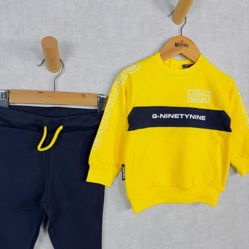 Guru Neugeborenen-Trainingsanzug aus Baumwolle