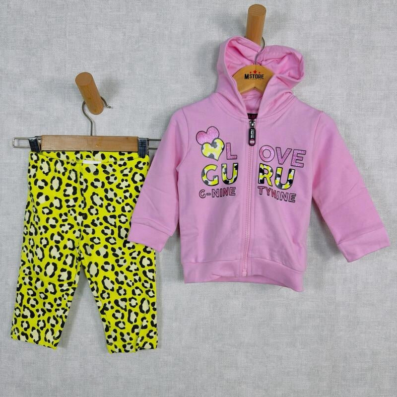 Guru Baumwoll-Trainingsanzug für Baby-Mädchen
