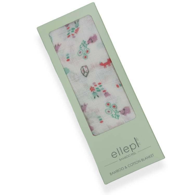 Bambus Musselin Decke 120X120