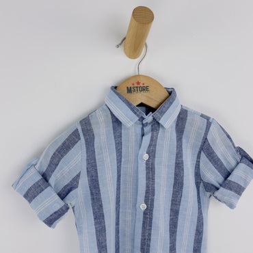 Pierre Cardin Leinenhemd für Neugeborene
