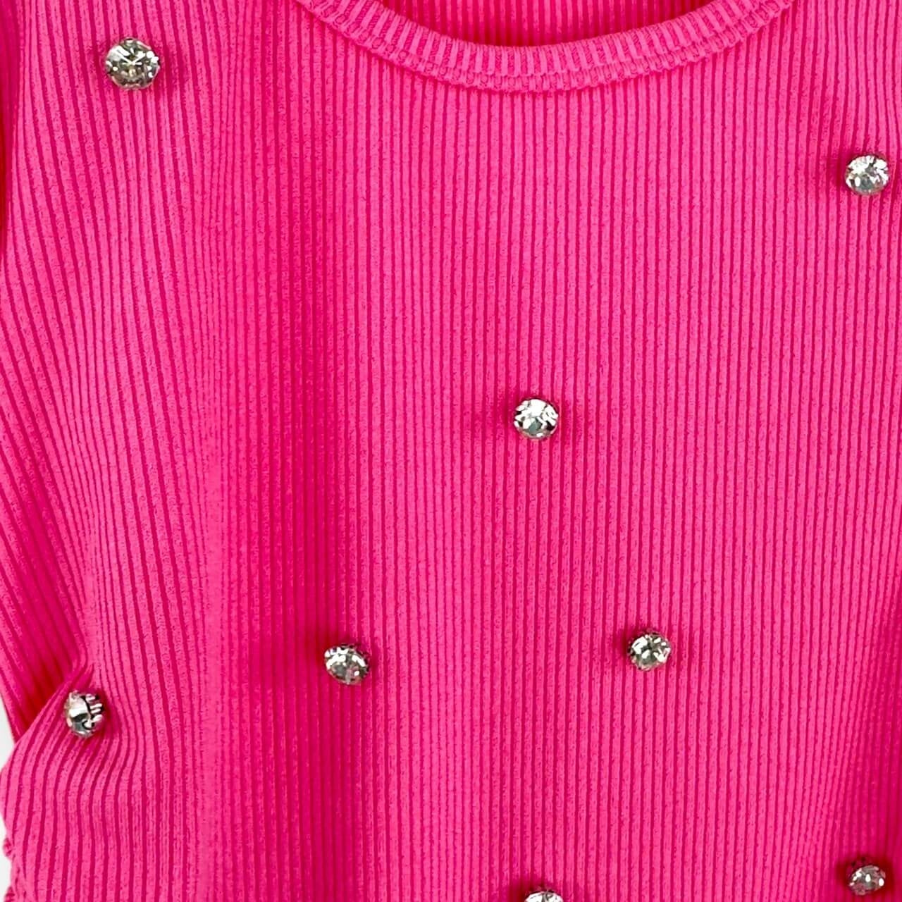 Gerippter Pullover für Babymädchen