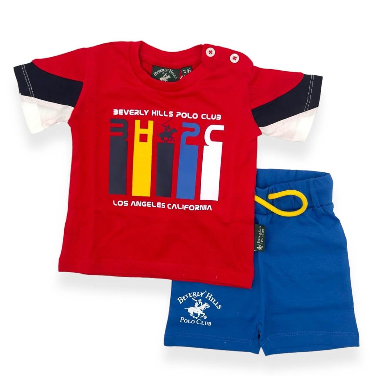 Beverly Hills Poloshirt-Set für Neugeborene