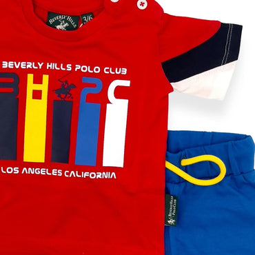 Beverly Hills Poloshirt-Set für Neugeborene
