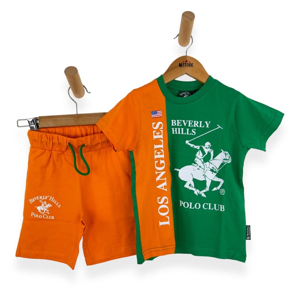 Beverly Hills Kinder-Poloshirt-Set