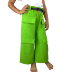 Palazzo-Hose mit Taschen 