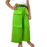 Palazzo-Hose mit Taschen 