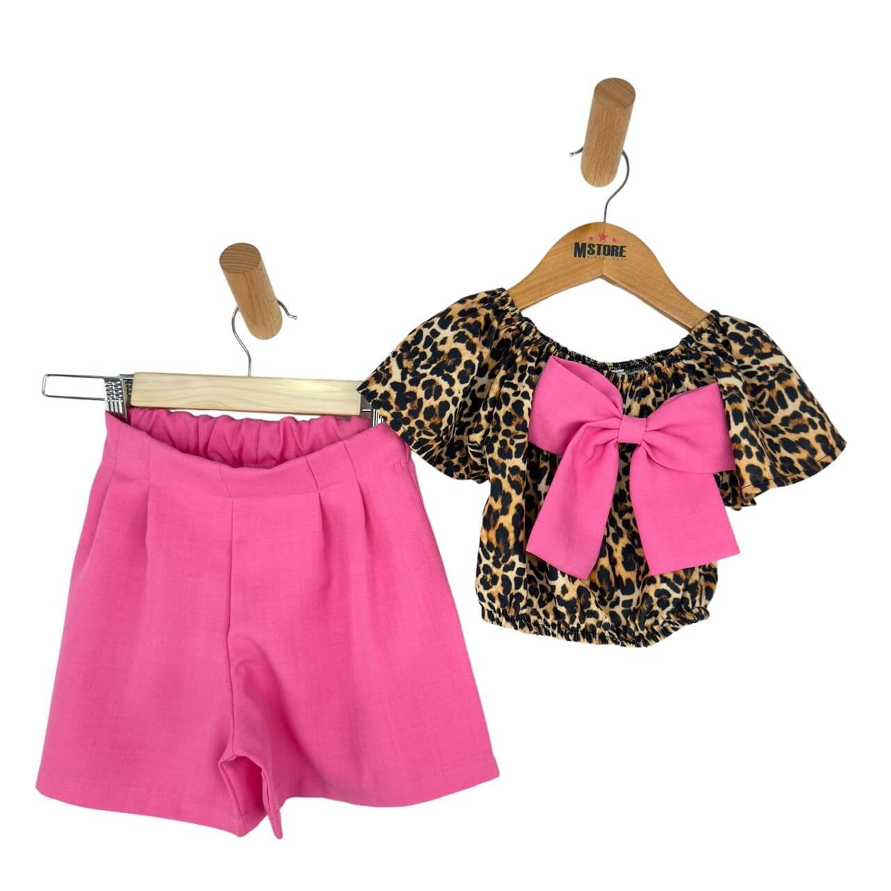 Animal-Print-Outfit für Mädchen