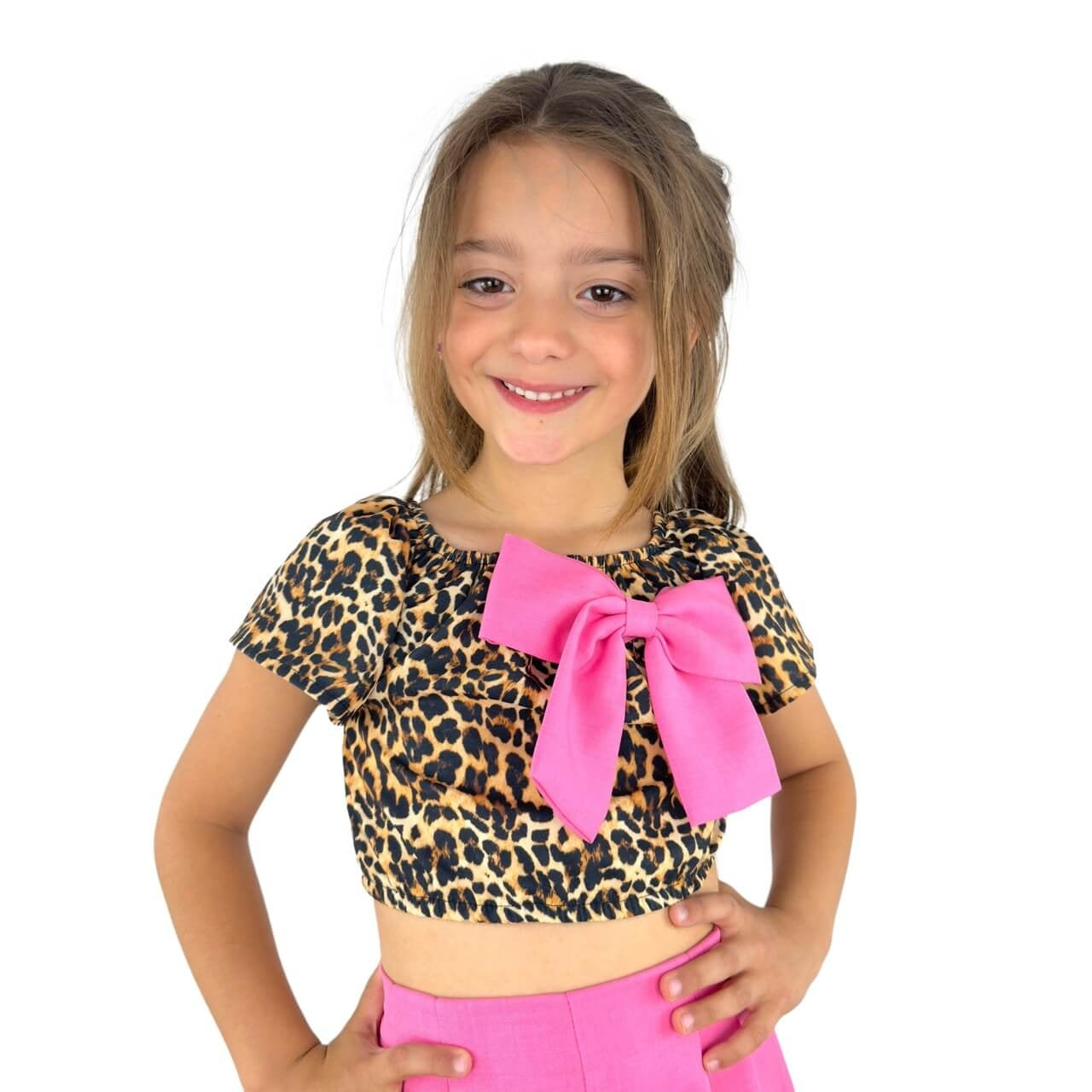 Animal-Print-Outfit für Mädchen