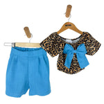 Animal-Print-Outfit für Mädchen