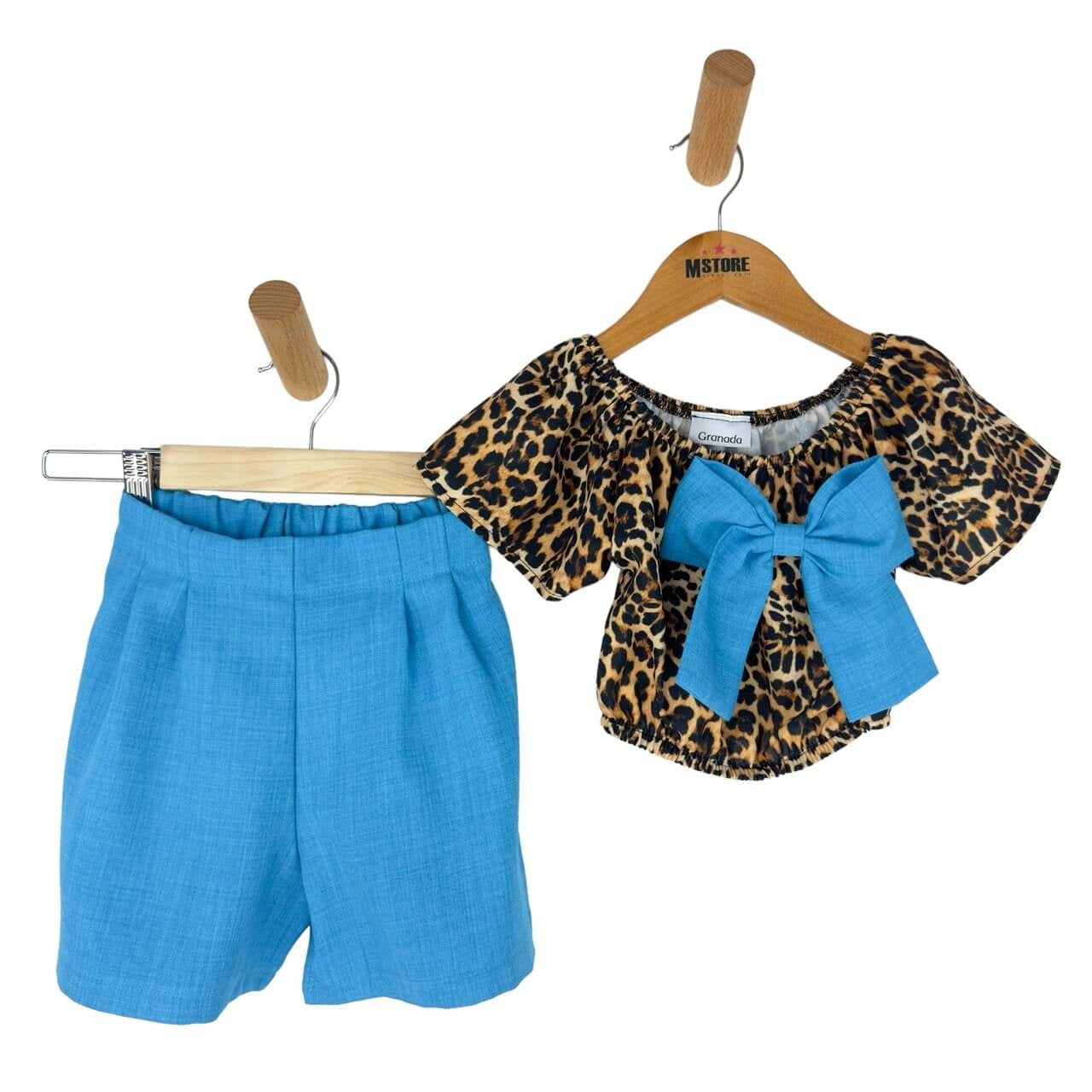 Animal-Print-Outfit für Mädchen