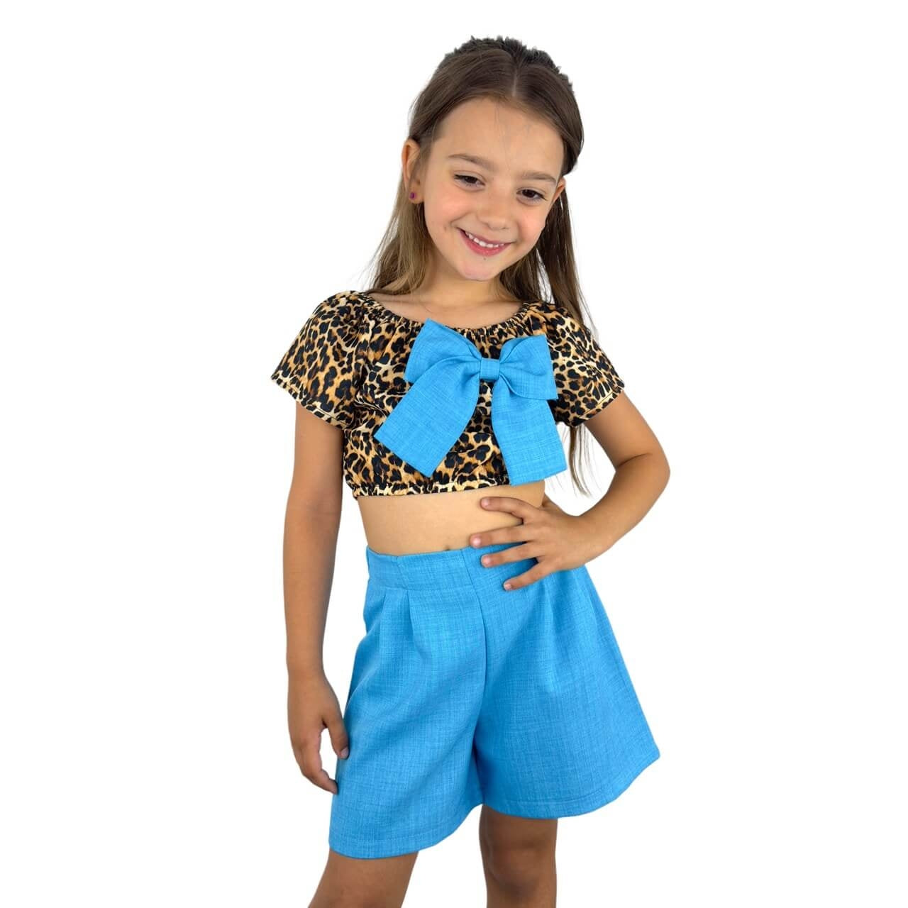 Animal-Print-Outfit für Mädchen