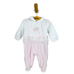 Strampler aus pastellfarbener Baumwolle