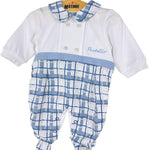 Strampler aus pastellfarbener Baumwolle