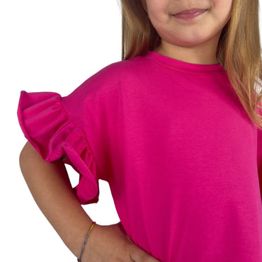T-shirt Bambina manica a Sbuffo