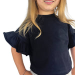 Mädchen-T-Shirt mit Puffärmeln