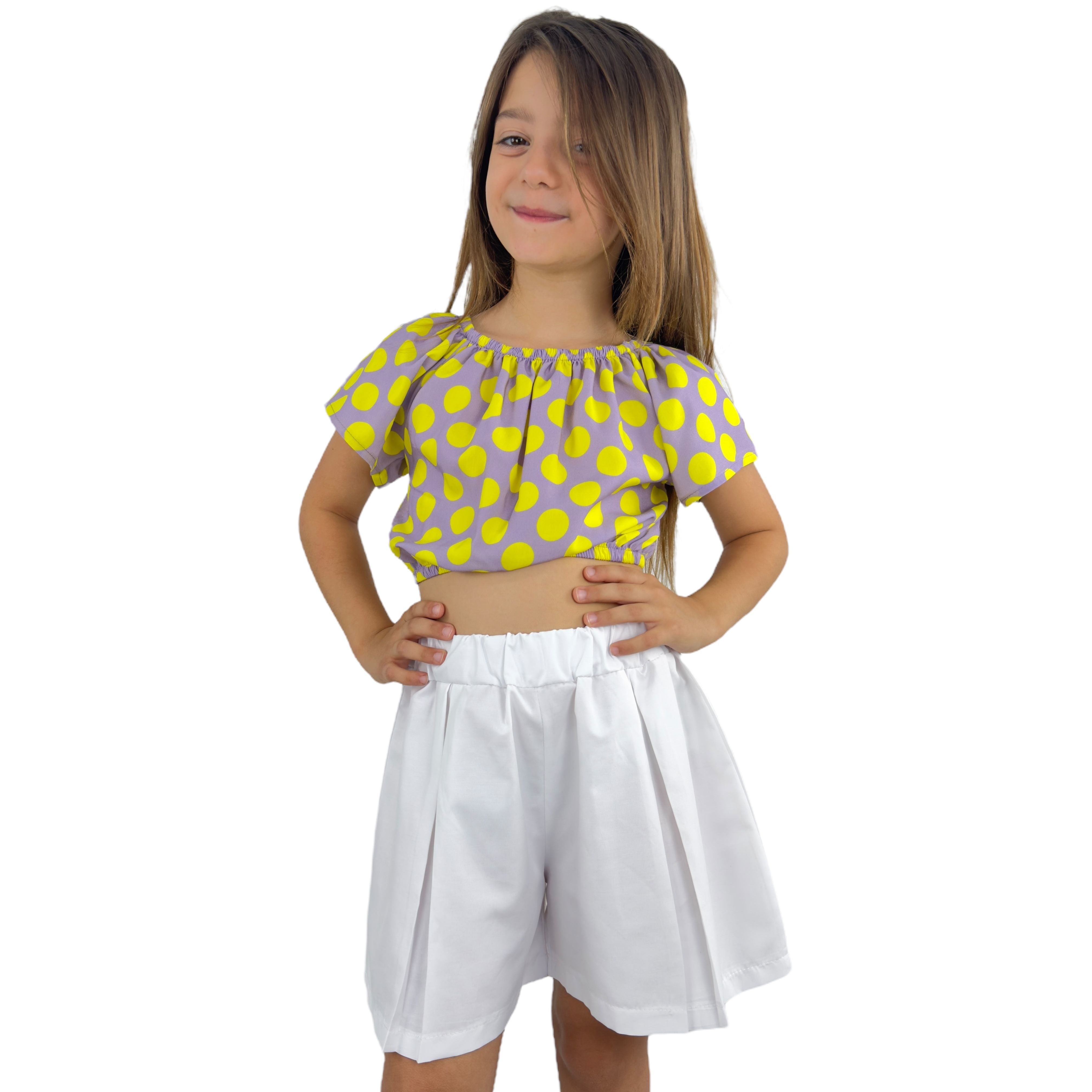 Polka Dot-Outfit für Baby-Mädchen