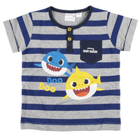 Kurzer Baumwollpyjama „Baby Shark“.