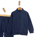 Blauer Schul-Trainingsanzug aus Baumwolle