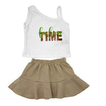 Baby-Outfit aus Baumwolle für Mädchen