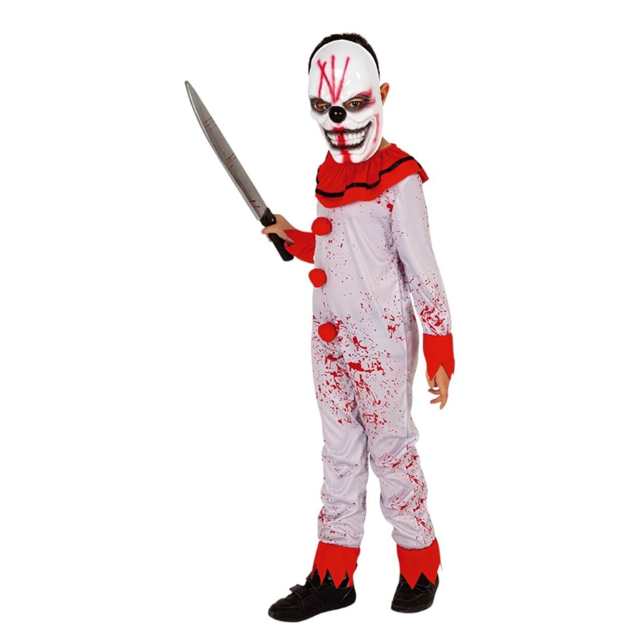 Blutrünstiger Clown mit Maske 