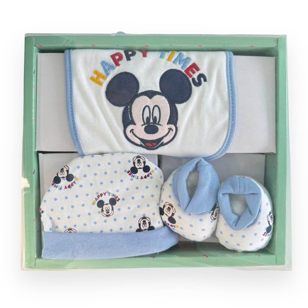 SET Disney Hut, Lätzchen und Schuhe Hut