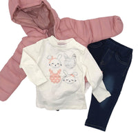 3-teiliges Baby-Set für Mädchen