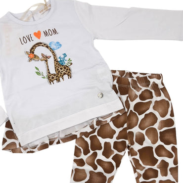 Baby-Mädchen-Baumwoll-Outfit