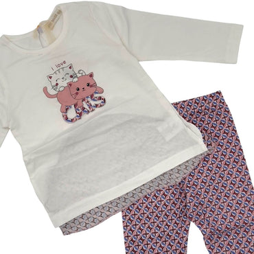 Baby-Mädchen-Baumwoll-Outfit