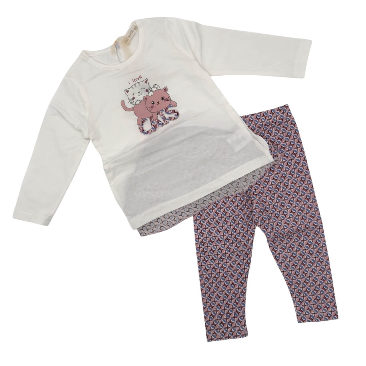 Baby-Mädchen-Baumwoll-Outfit