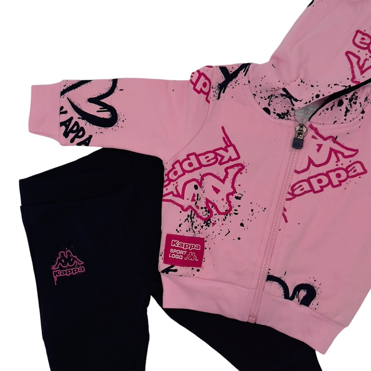 Kappa Baby Mädchen Fleece-Trainingsanzug 3/12 Monate
