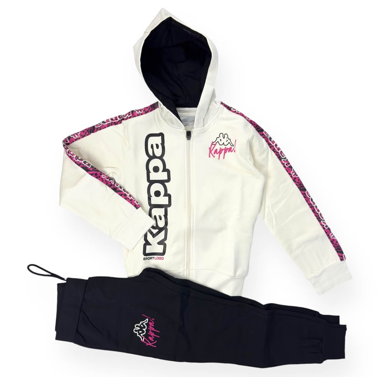 Kappa Mädchen-Sweatshirt-Trainingsanzug
