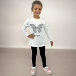 Warmes Baby-Mädchen-Outfit aus Baumwolle