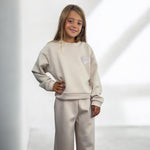 Baby Mädchen Palazzo Über-Jumpsuit mit Applikation