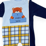 Pyjama aus pastellfarbenem Fleece