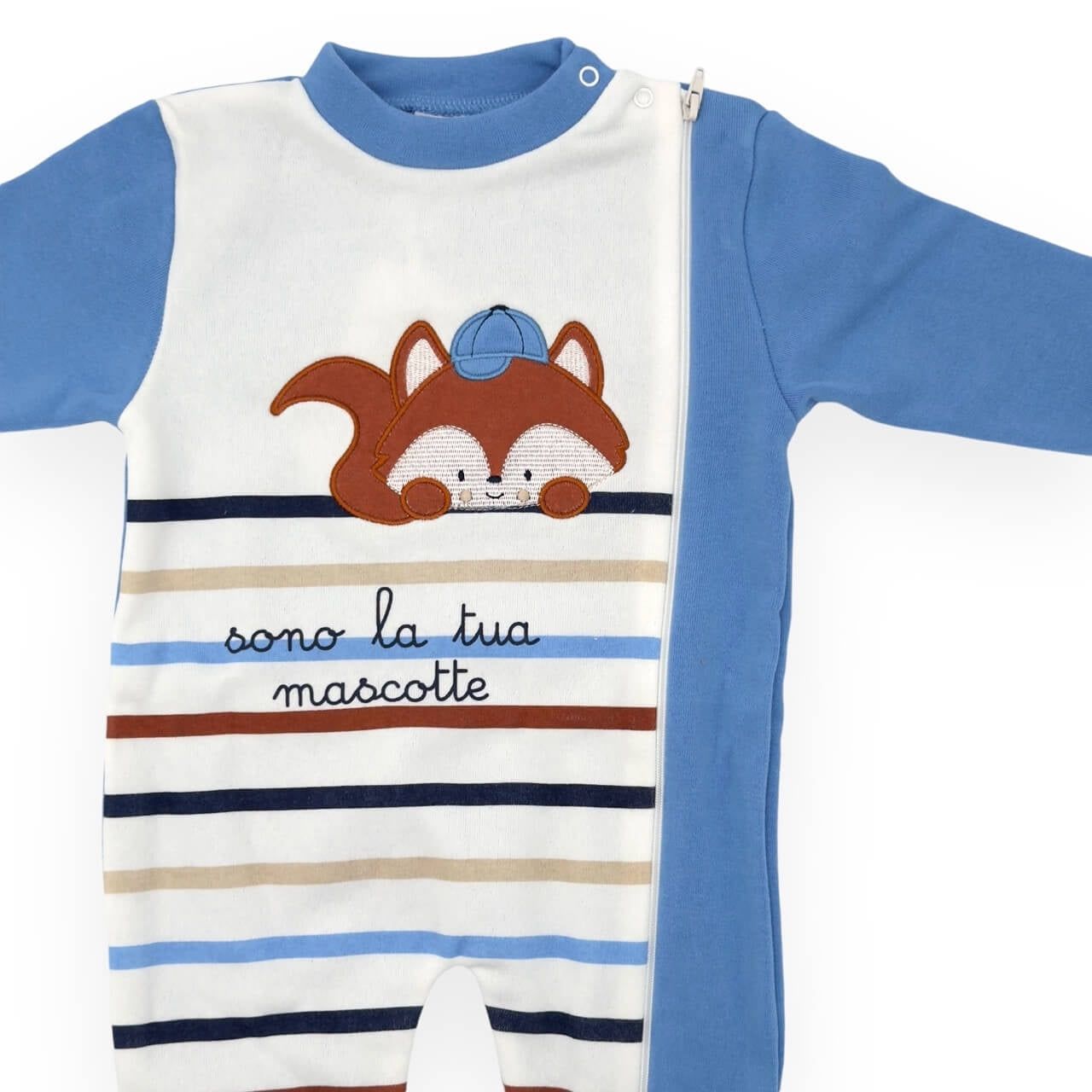 Pyjama aus pastellfarbenem Fleece