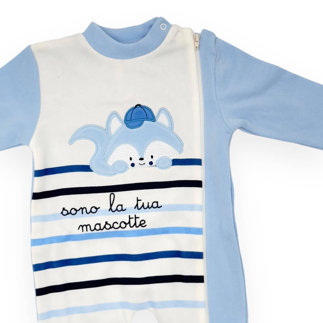 Pyjama aus pastellfarbenem Fleece